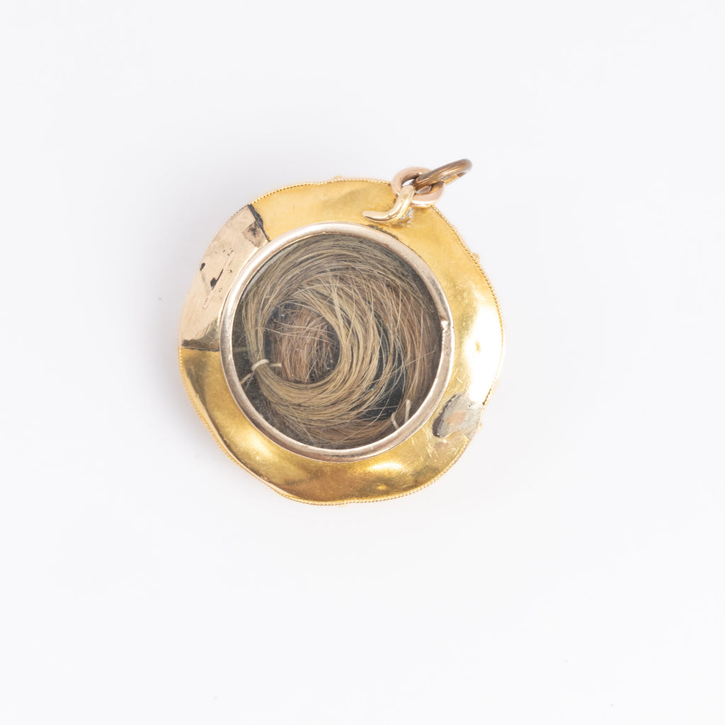 Mourning Brooch (with hair)