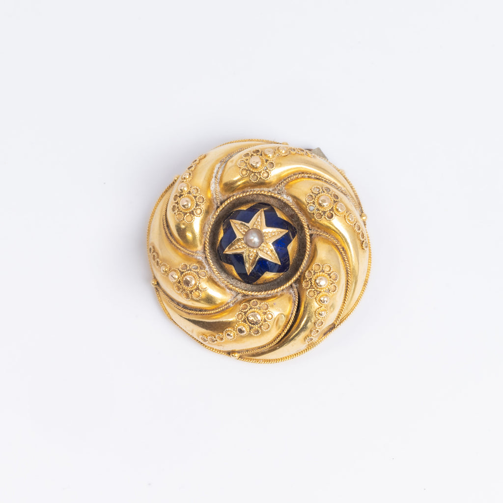 Mourning Brooch (with hair)