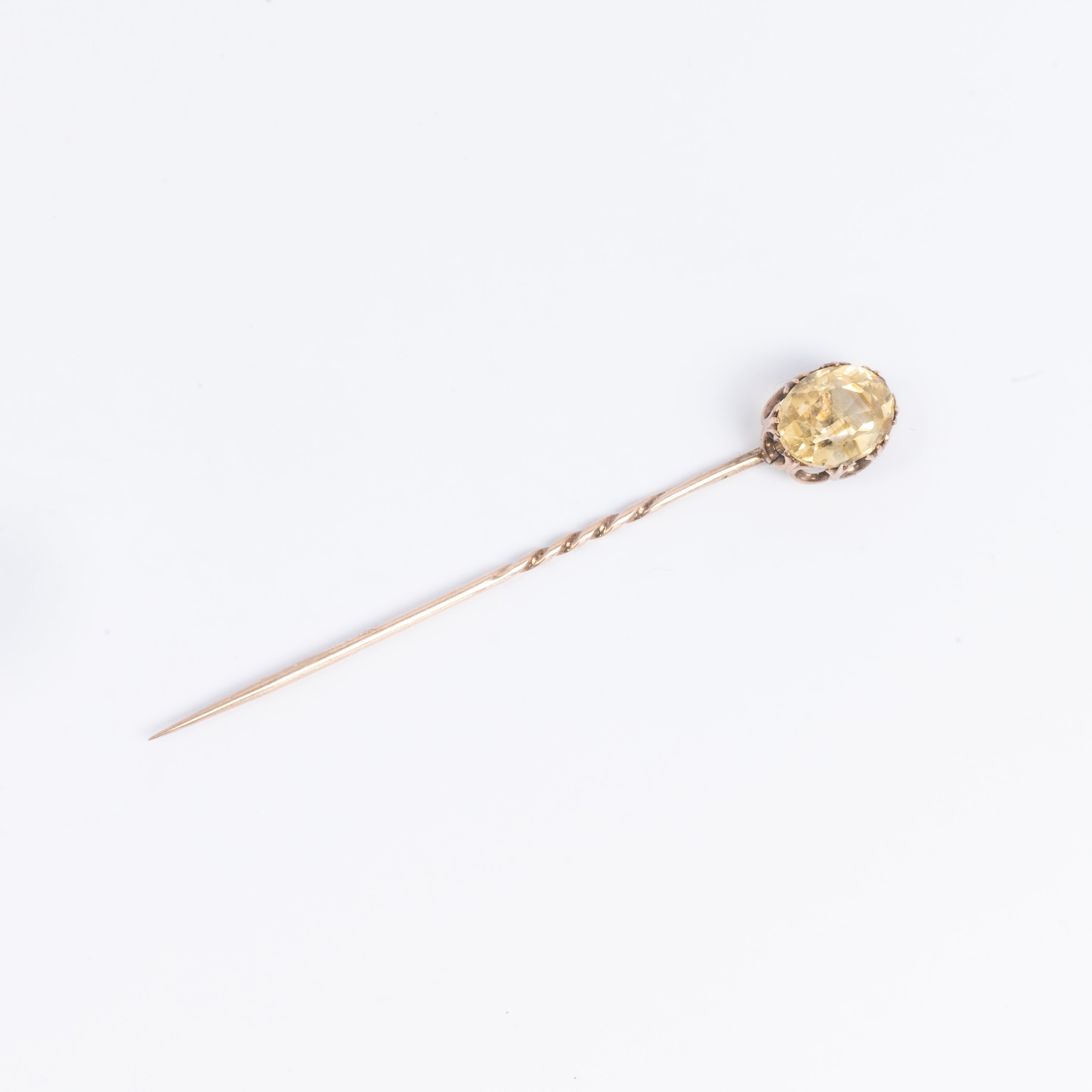 c1920 Citrine Pin