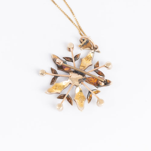 Flower Pendant & Chain