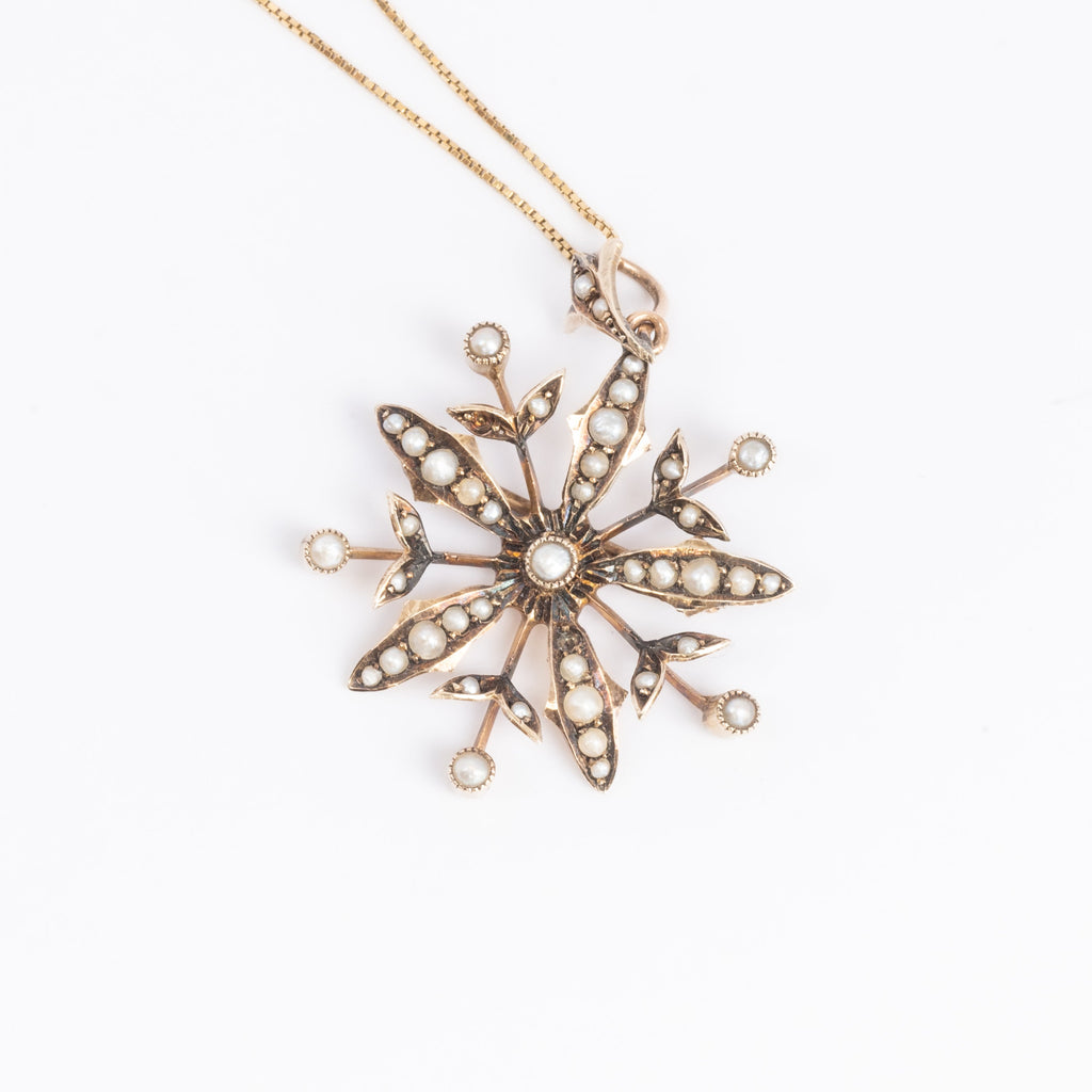 Flower Pendant & Chain