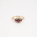 Ladies Vintage Inspired Garnet Ring