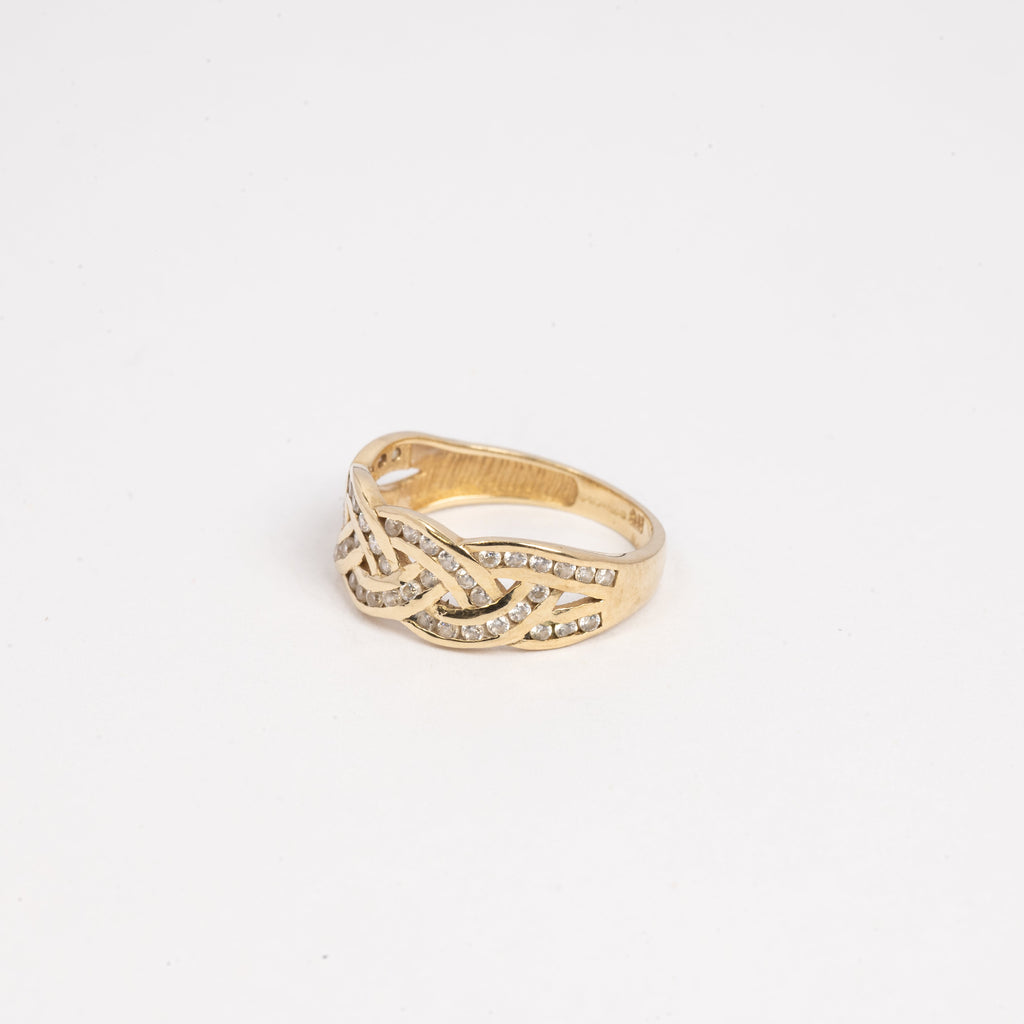 Ladies Braided Style Ring