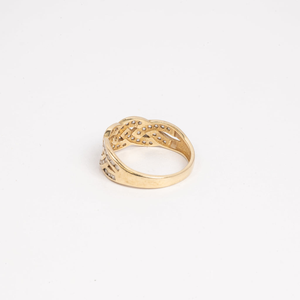 Ladies Braided Style Ring