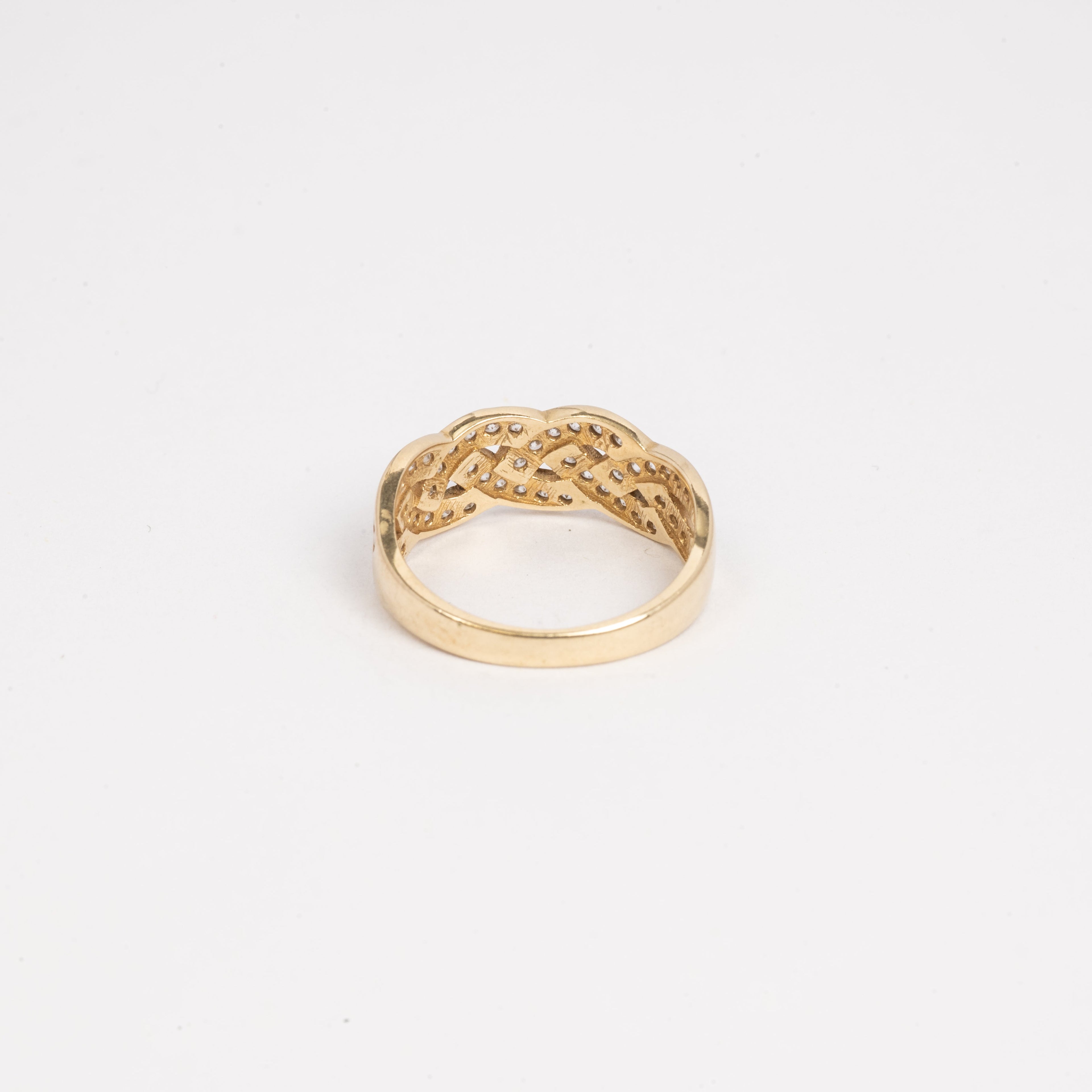 Ladies Braided Style Ring