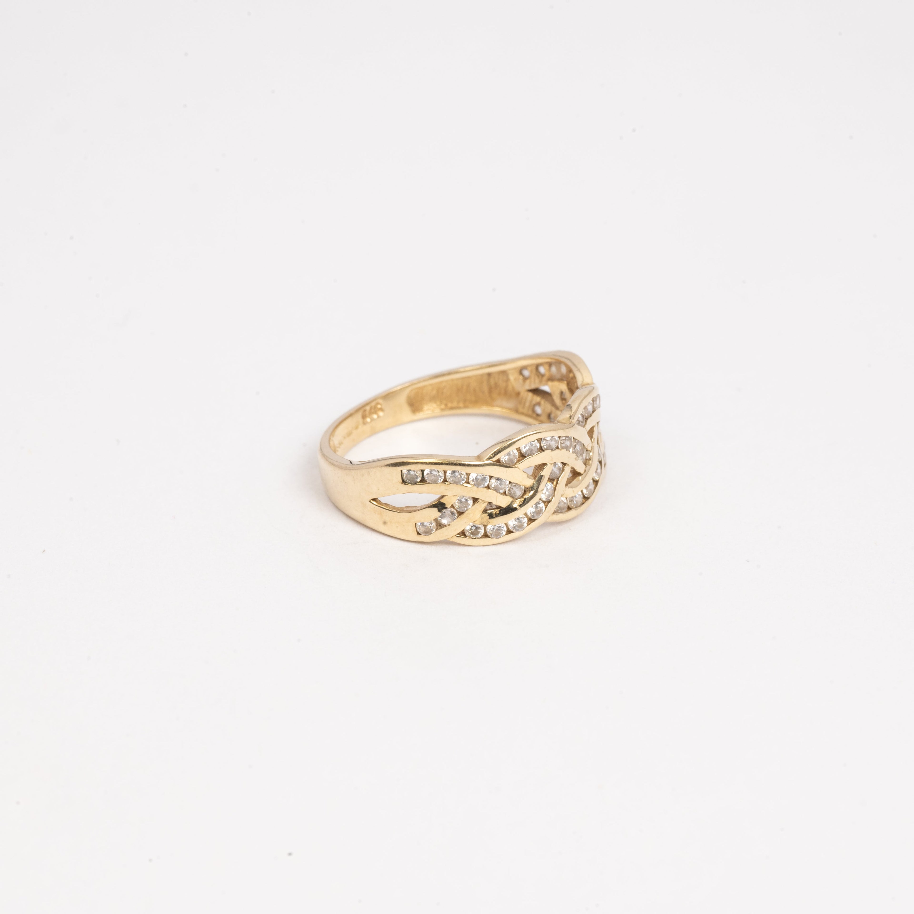 Ladies Braided Style Ring