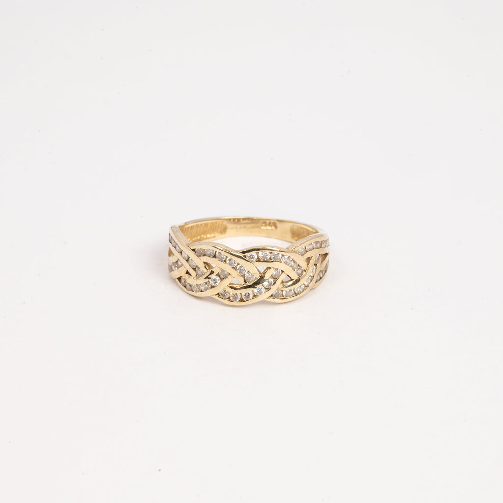 Ladies Braided Style Ring
