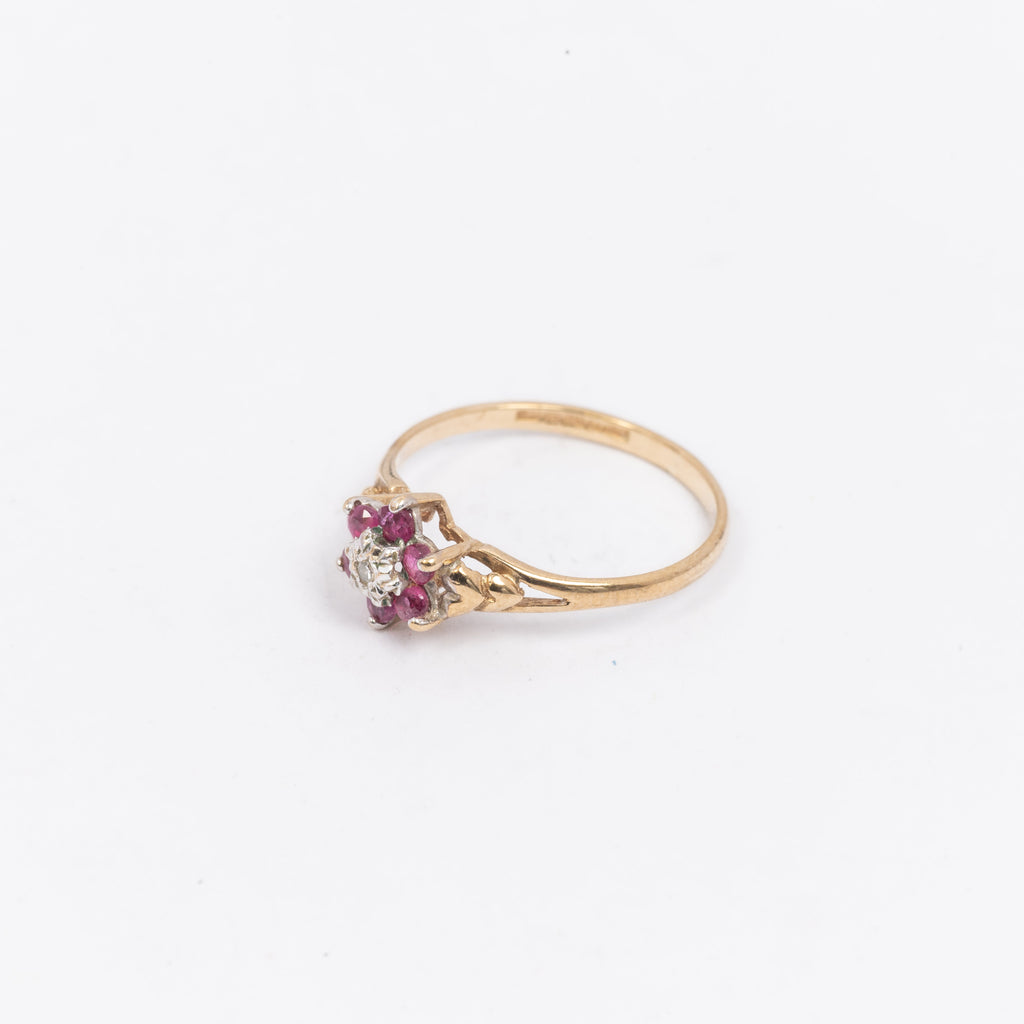 Ladies Small Ruby Ring