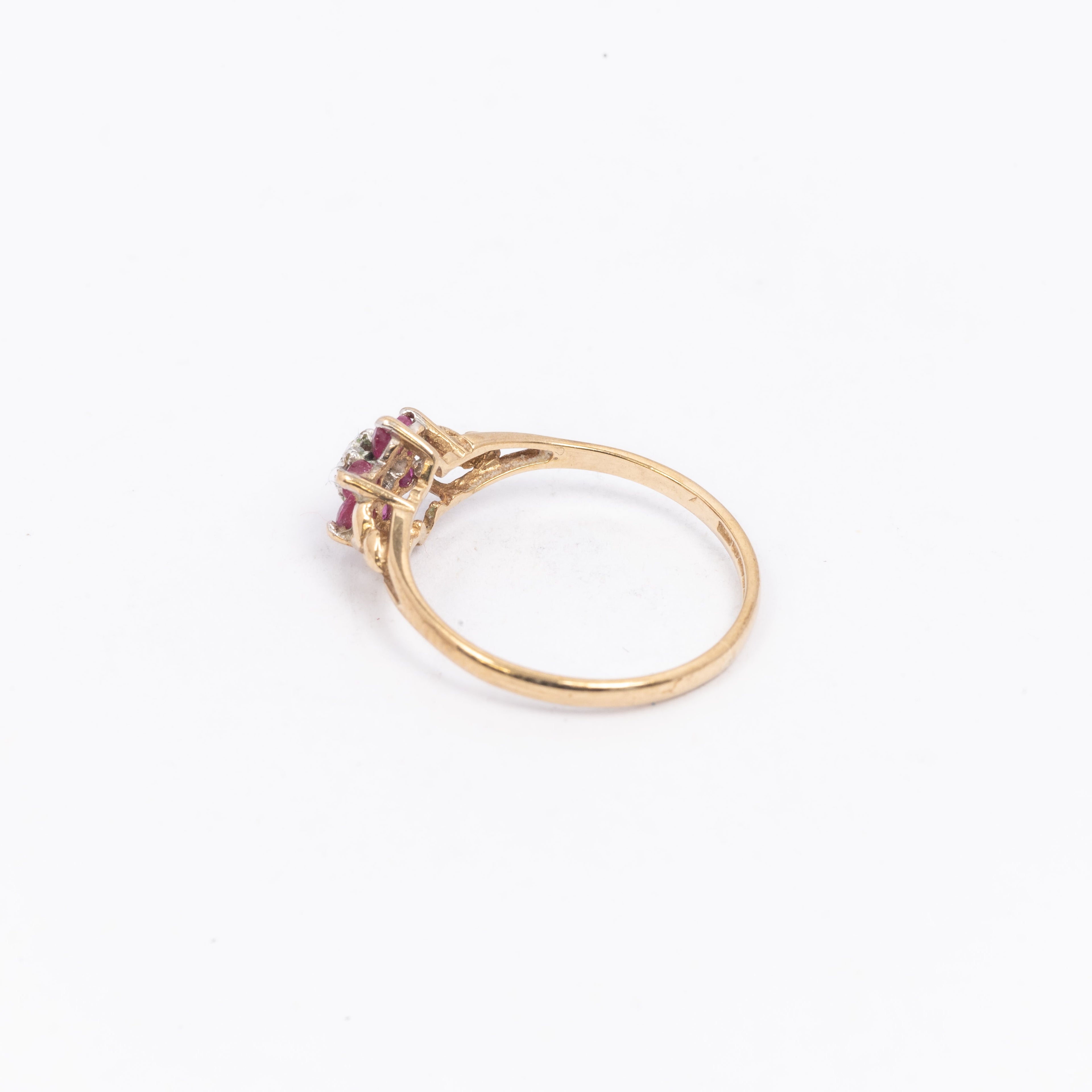 Ladies Small Ruby Ring