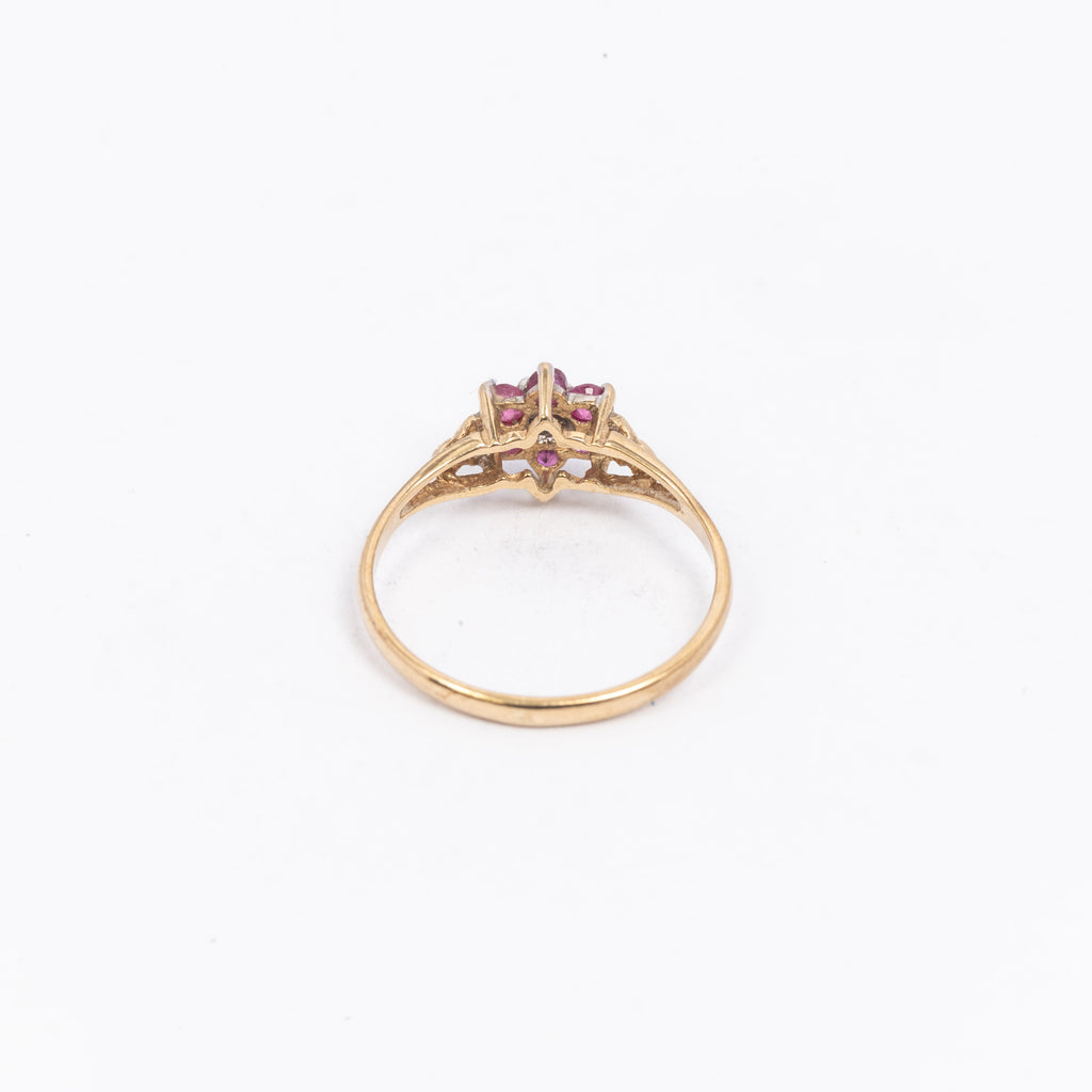 Ladies Small Ruby Ring