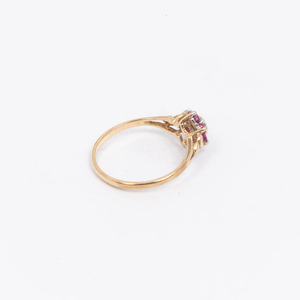 Ladies Small Ruby Ring