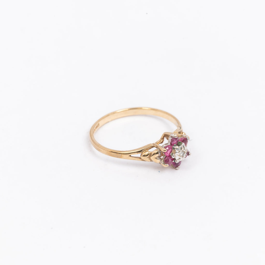 Ladies Small Ruby Ring