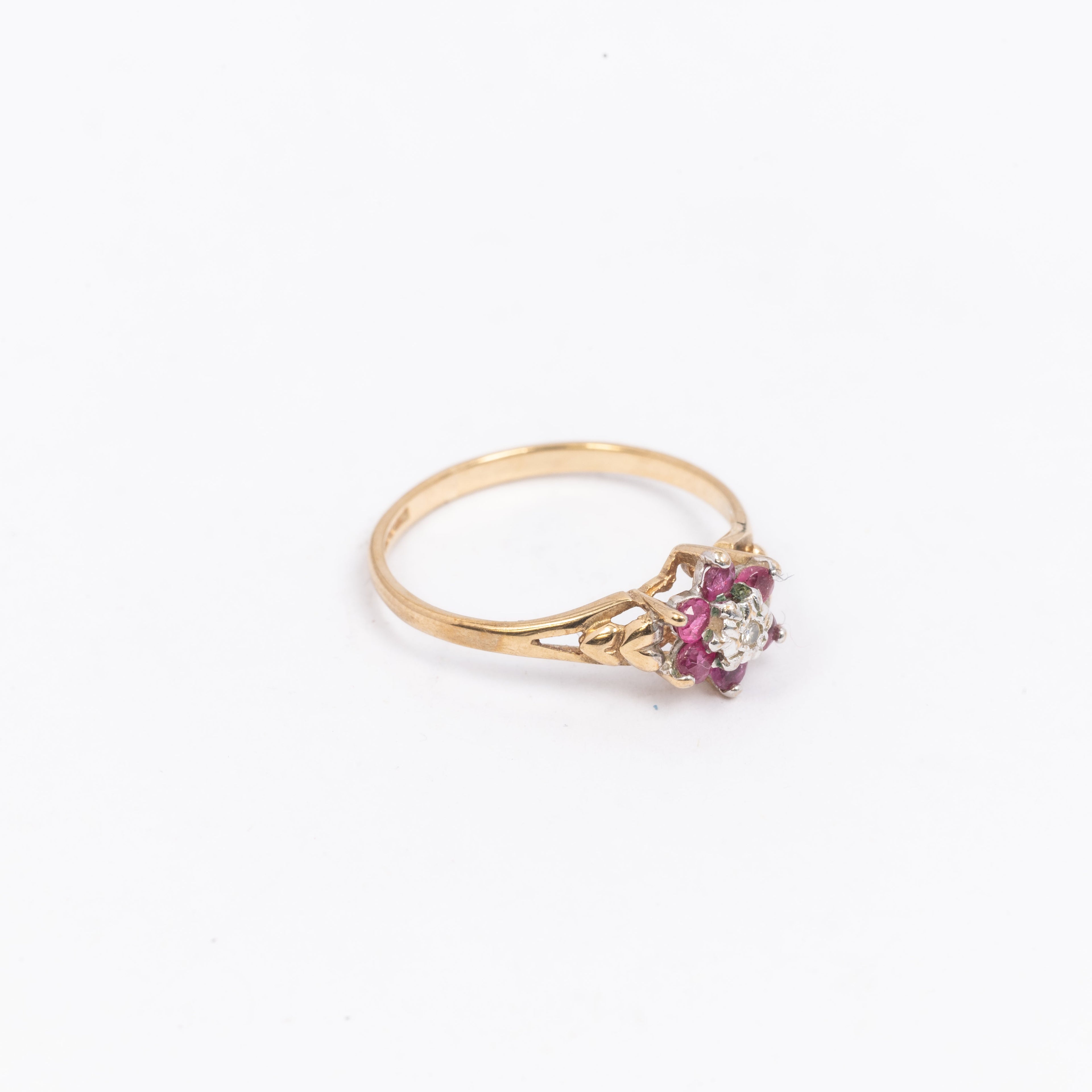Ladies Small Ruby Ring