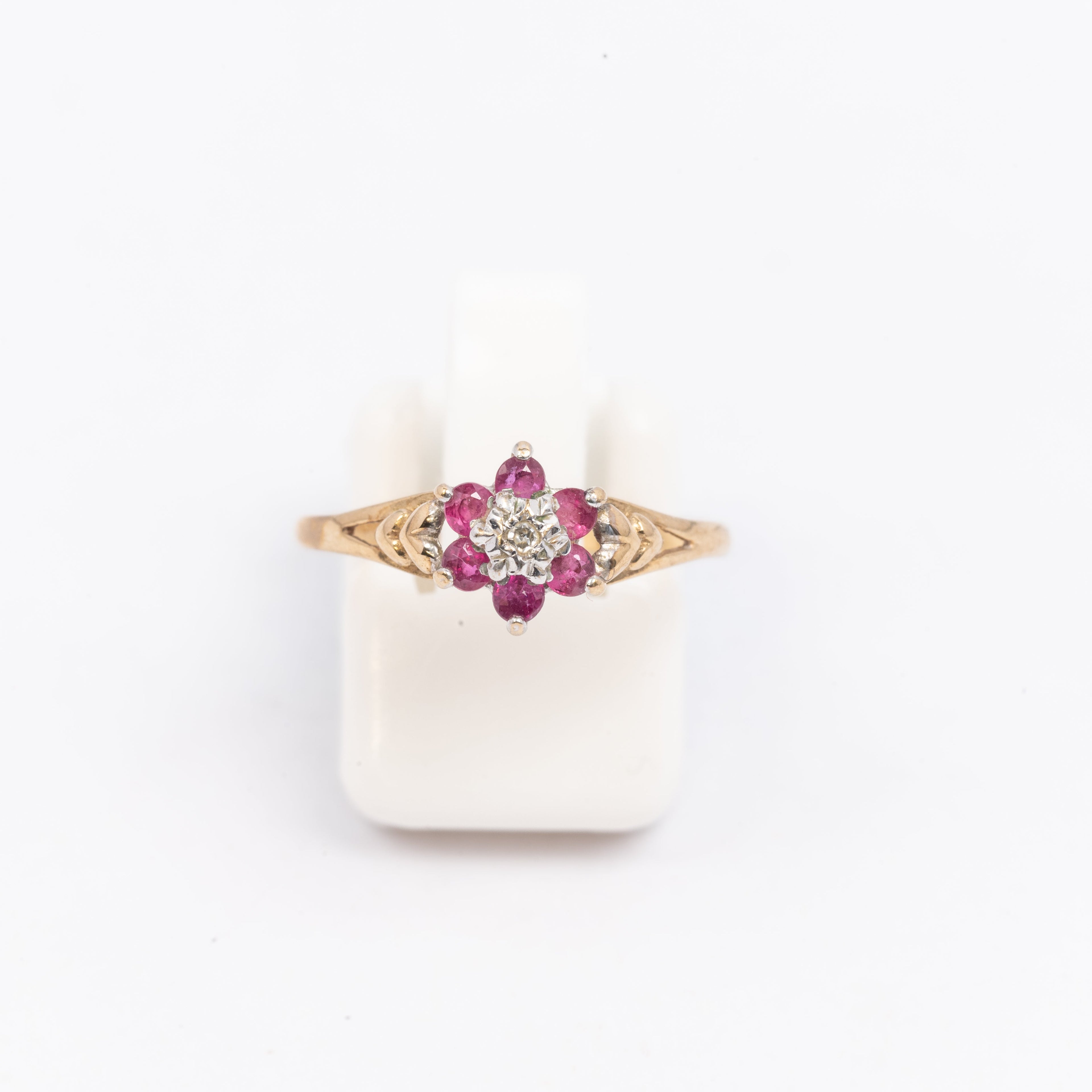 Ladies Small Ruby Ring