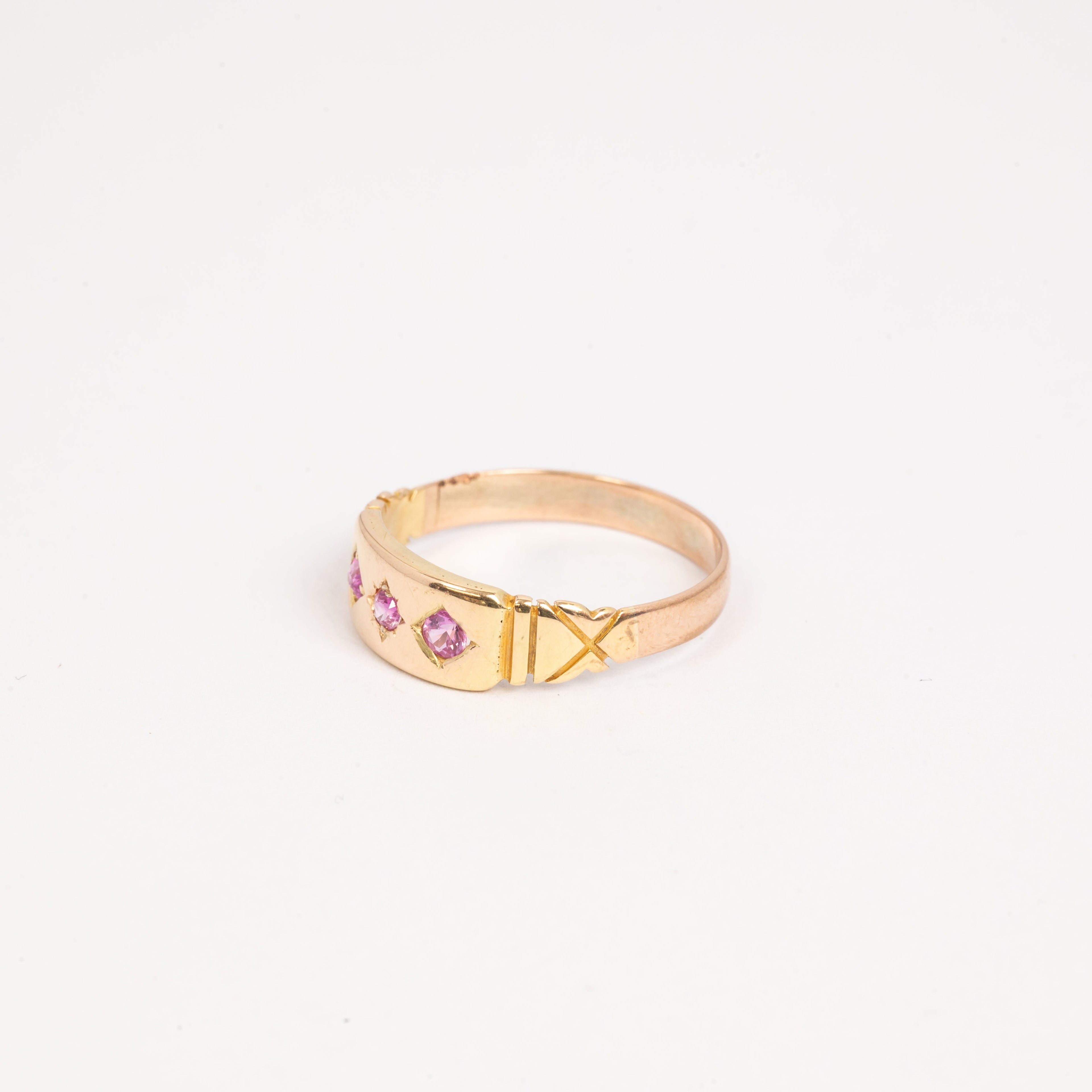 Ladies Pink Topaz Ring