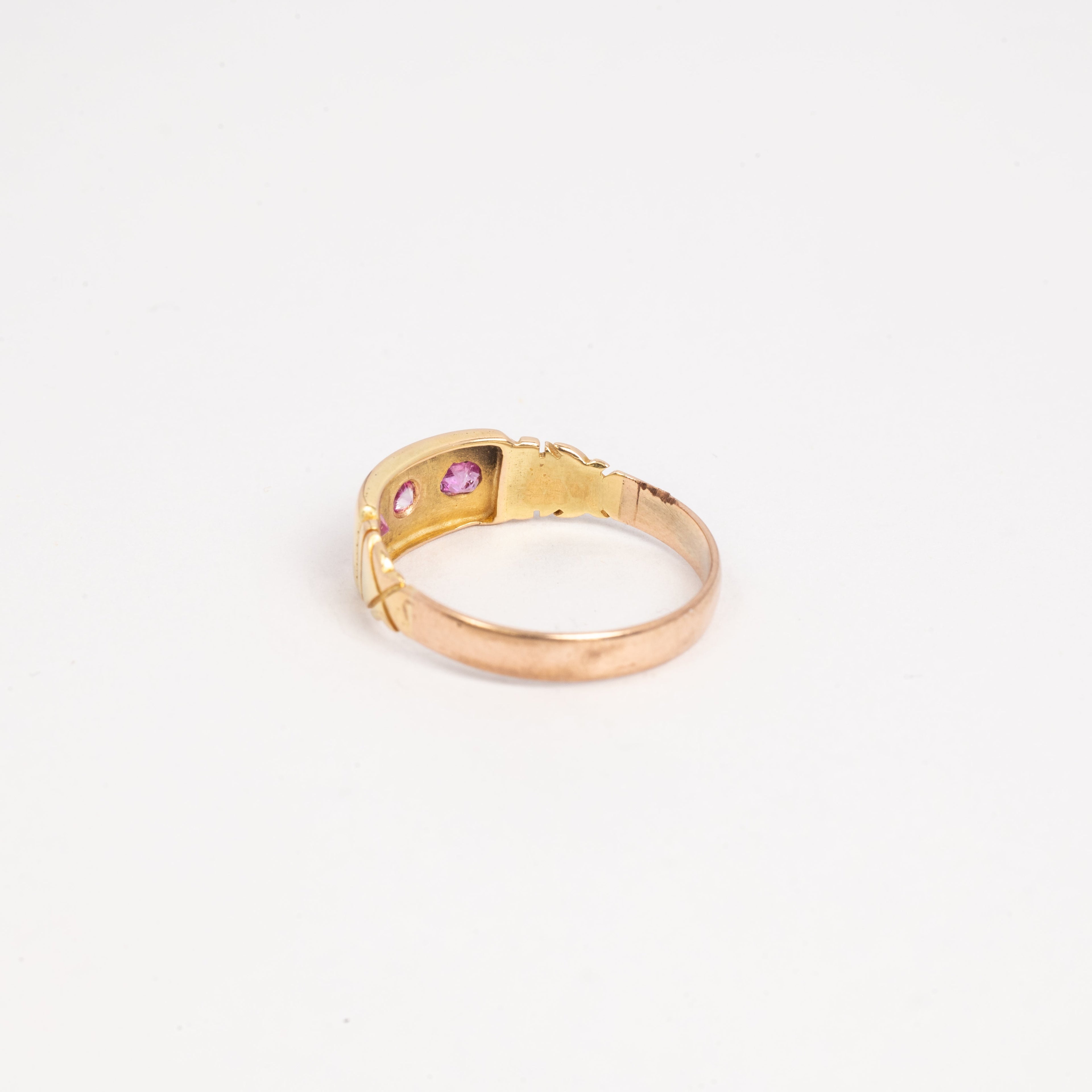 Ladies Pink Topaz Ring