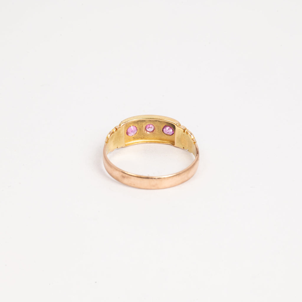 Ladies Pink Topaz Ring