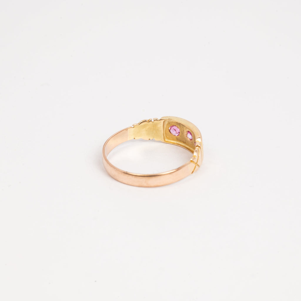 Ladies Pink Topaz Ring