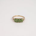 Ladies Tsavorite Garnet Ring