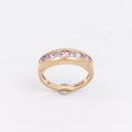 Ladies Pink sapphire & Diamond Ring