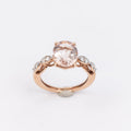 Ladies Morganite & Diamond Ring